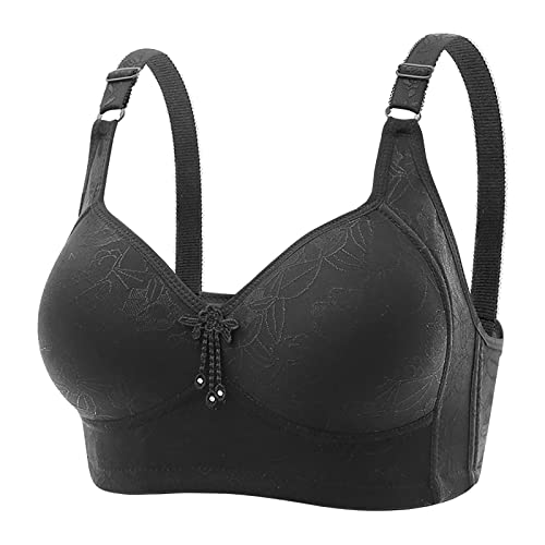 Soutien-gorge armatures galbant avec bretelles ajustables et bonnet modelant noir
