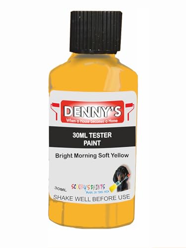 Premium Interior Wall & Furniture Chalk Paint – Bright Morning Soft Yellow – Rich Matt Finish, Durable & Washable, Low Odour, Ideal for Living Rooms, Bedrooms & Hallways (30ML Tester Bottle)