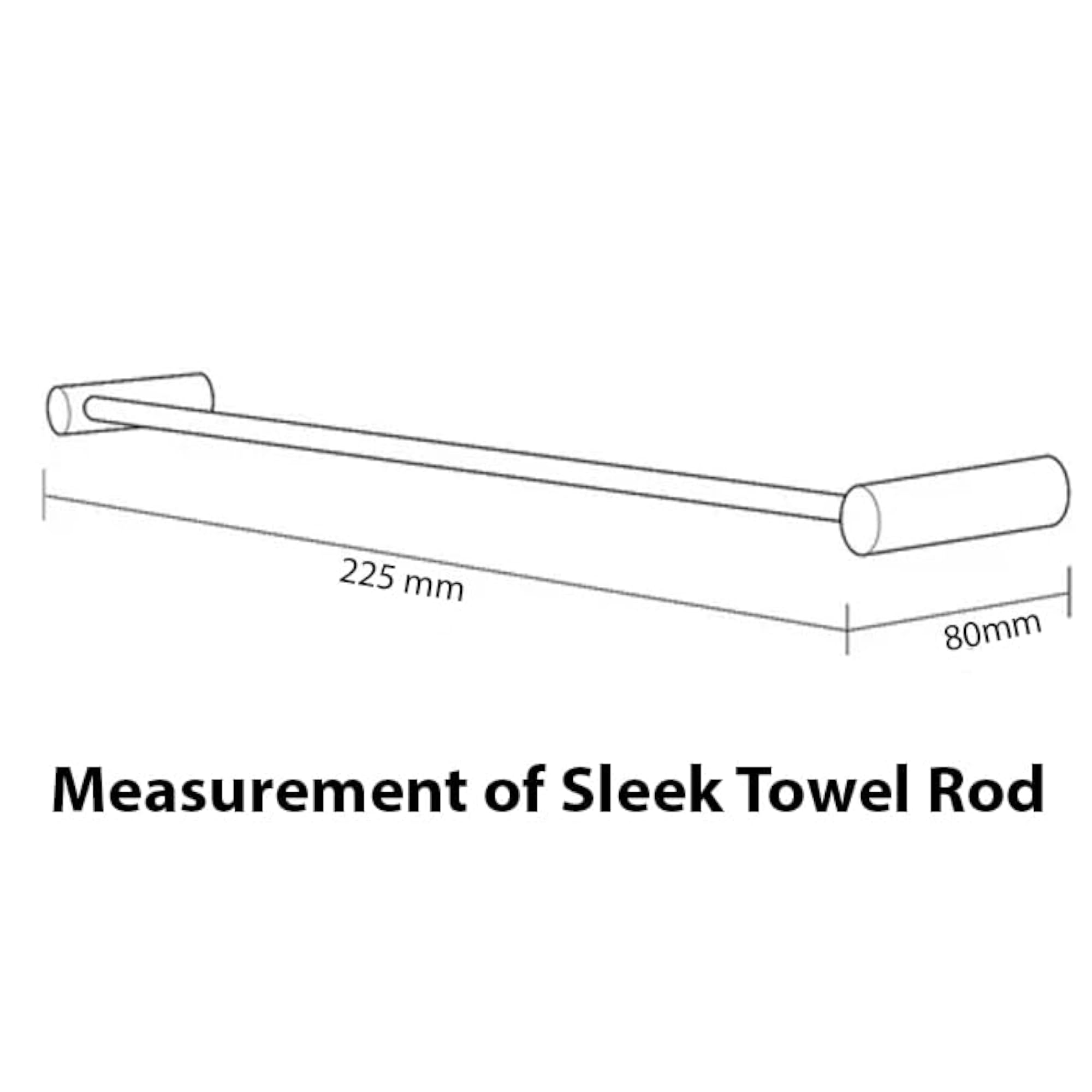 Polished Chrome Kitchen Napkin Rod