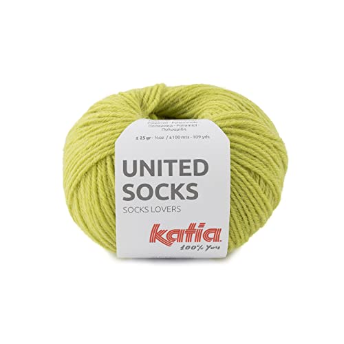 25 g United Socks - Couleur 20 - Vert pistache - 24 couleurs unie...