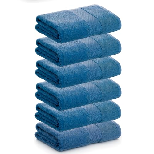Paduana Pack 6 Toallas Tocador 30x50 Azul 100 Algodón Peinado - Toalla Secado Suave, Rápido Y Máxima Absorción Disponible Toalla Tocador, Toalla Lavabo, Toalla Ducha Y Toalla Baño Paduana Pack 6 Toallas Tocador 30x50 Azul 100 Algodón Peinado - Toalla Secado Suave, Rápido Y Máxima Absorción Disponible Toalla Tocador, Toalla Lavabo, Toalla Ducha Y Toalla Baño