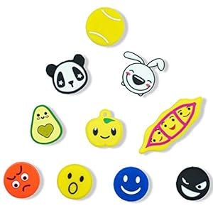 Tannius Vibrationsdämpfer 10 Stück Tennis-Stoßdämpfer