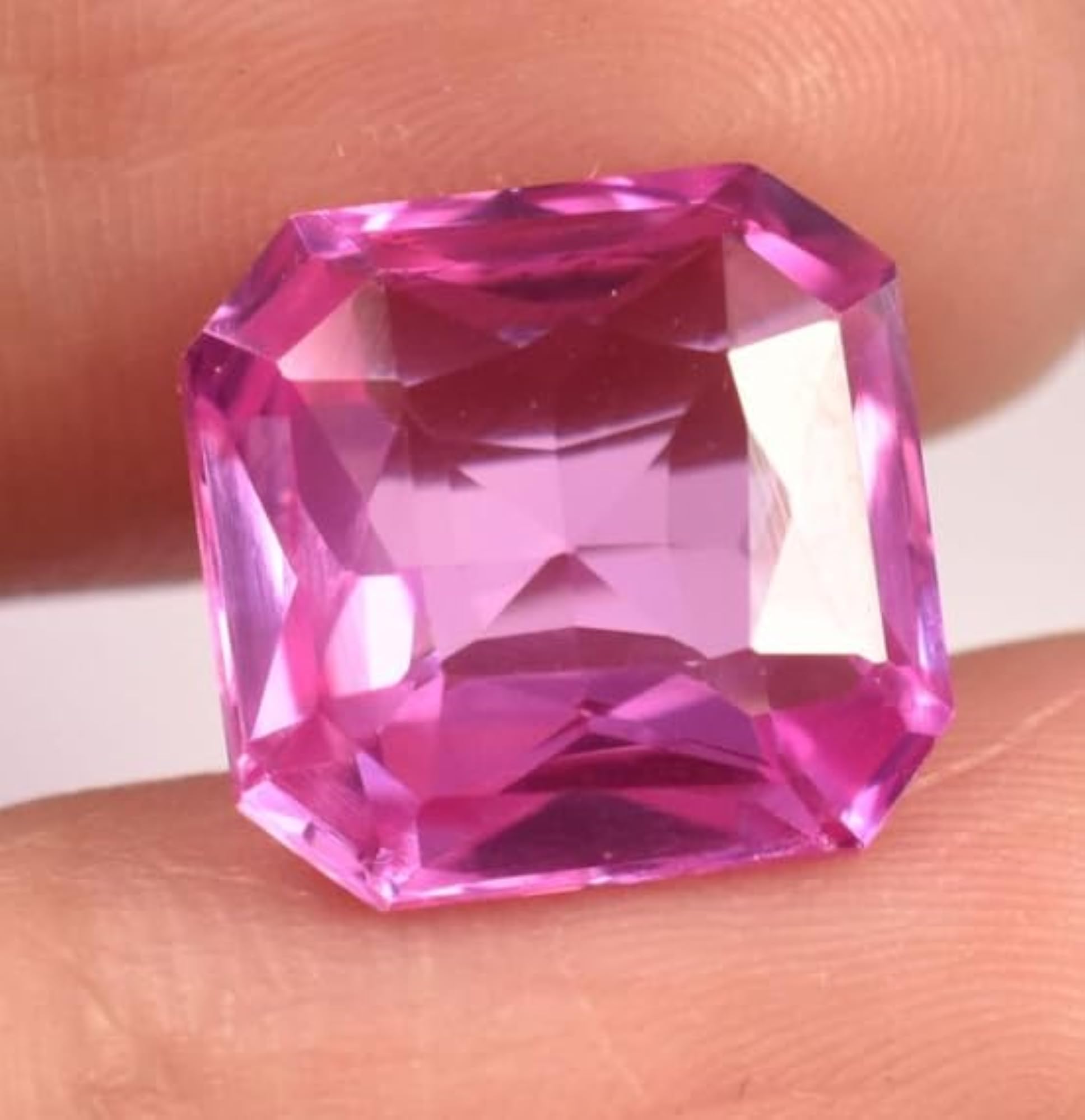 Ceylon Pink Sapphire Gemstone Certified Stone 5.70 Ratti