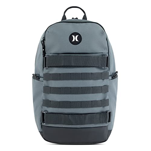 Hurley Mochila masculina One and Only para skate, Cinza frio, One Size, Mochila de skate One and Only
