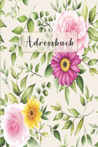 Adressbuch: adressbuch mit register a-z mini mit Platz für Name, Adresse, Geburtsdatum, Firma,...