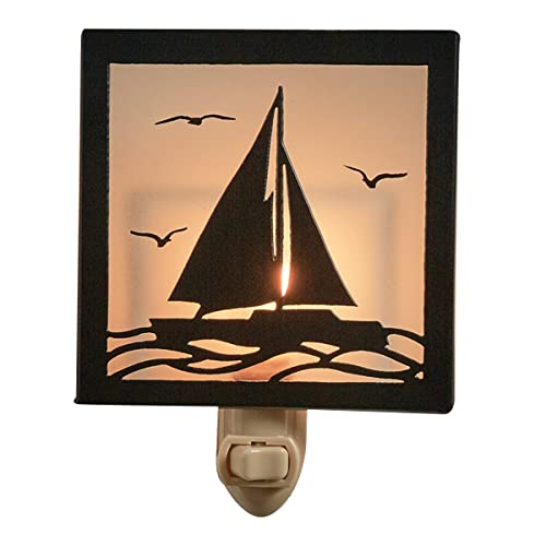 Park Designs Sailboat Night Light, Coastal Plug-in