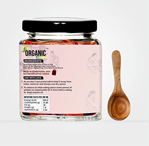 Image of Organic Anand Natural Panchmel Pickle (Mixed Veg Aachar) Spicy, Tangy & Tasty Achaar (Beetroot, Mooli, Matar Gajar, Gobhi, Shalgam ka Achar) Homemade Pickle (250Gm)