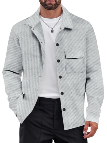 Veste chemise de transition décontractée pour sorties urbaines en automne