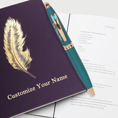 Image of Roshfort Personalized Metal Pen with Blue Ink Signature Pens Customize Print Name Gift SEND DETAIL WHATSAPP +91 9631056748