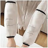 aoiuaoeniu Mangas Antigrasa Reutilizables con Extremos Elásticos, Cubrebrazos 17x30/35CM, para Cocina, Cocinar y Jardinería