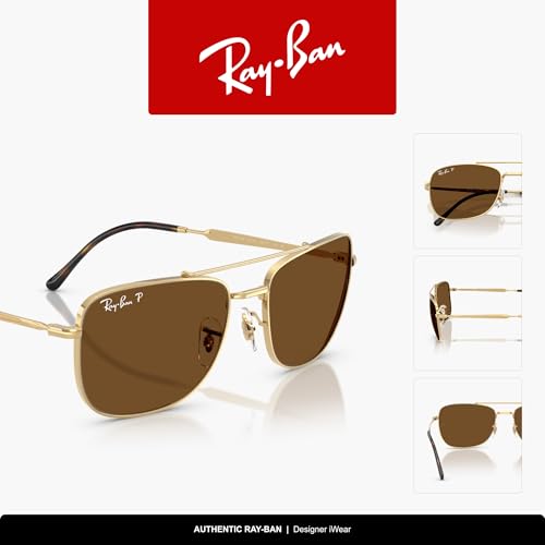 Image of Ray-Ban Unisex Rb3755 Rectangular Sunglasses