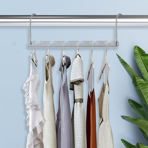 Cintre vertical pour placard pliable multicouche pour optimiser les petites armoires - 4