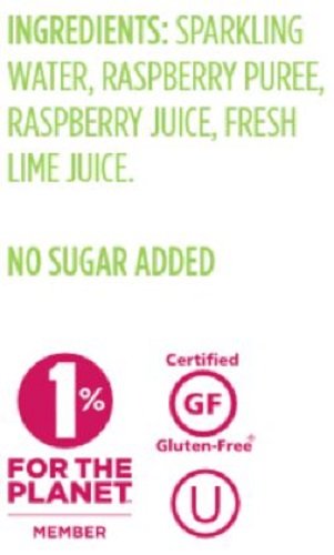 image for Spindrift Sparkling Water, Raspberry Lime Flavored, Made with Real Squ