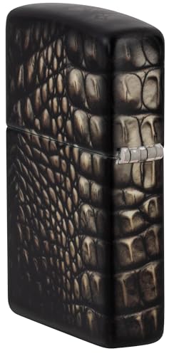 Encendedor Zippo Alligator Skin multicolor clásico miniatura 4