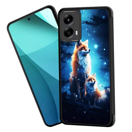 Coque Moto G 5G 2024 renard mignon idéale pour sécuriser votre smartphone au café