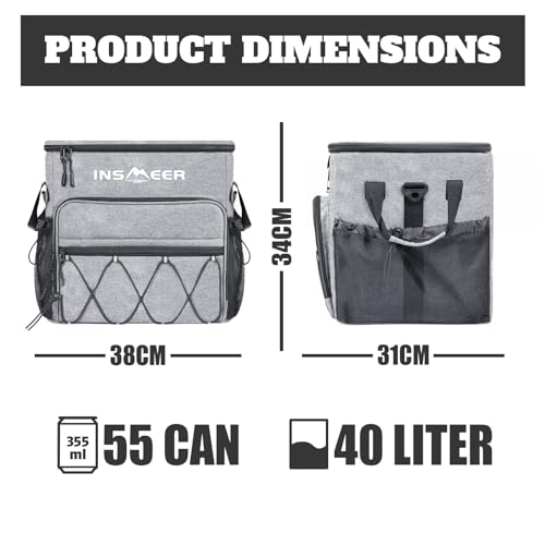 Hieleras, Outdoors hielera ruedas Marca INSMEER (3)