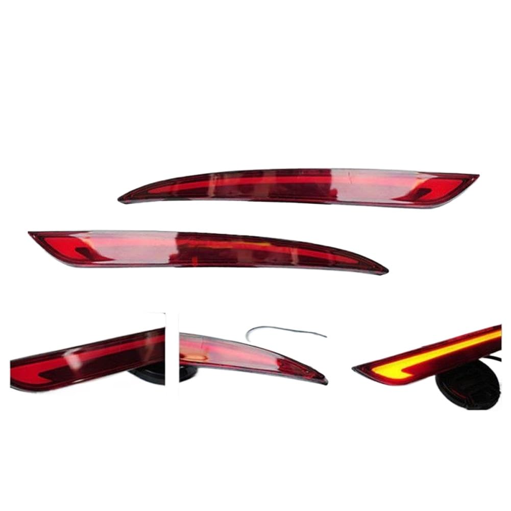 Barra de luz trasera LED con freno y intermitente Compatible con Ford Mondeo 2013 2014 2015 2016 A67F