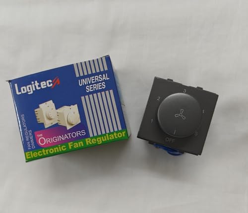 Image of Logitec Fan Regulator 5-Speed Type: TWO MODULE PENTA Graphite Black