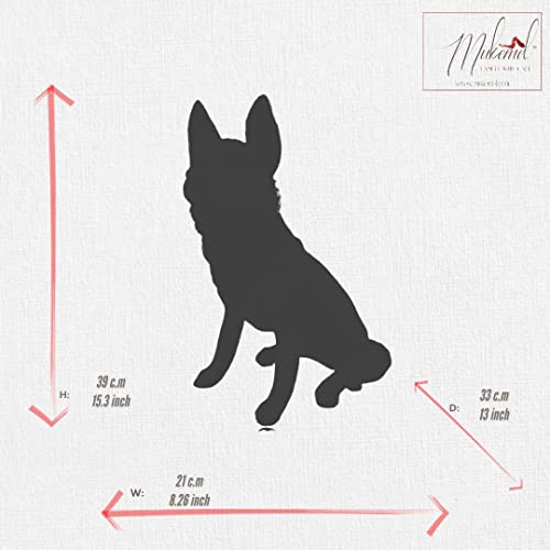 Husky sibérien statue 40 cm pour sublimer une pièce vide