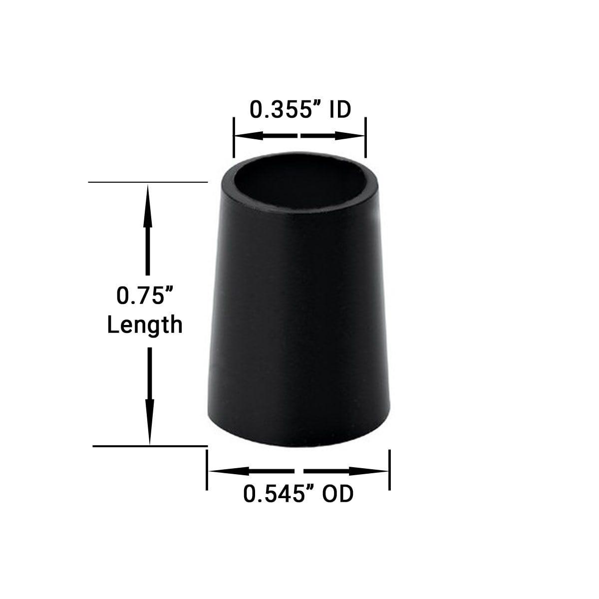 Amazon.com : Hireko 3/4-Inch Tall Black .355