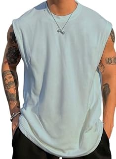 o3e || Men's Tank Tops Sleeveless Round Neck Polycotton Vest for Gym, Running and Outdoor ||-picture-12