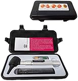 4th Generation Dr Mom LED POCKET Otoscope and both Adult and Pediatric Disposable Specula Tips and Protective Hard Plastic Case