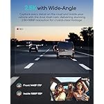 COOAU Dual Dash Cam 2.5K+1080P, Dash Cam Front and Inside, Built-in GPS and WiFi, Dash Camera for Cars, Perfect for Uber and Taxi Drivers, Night Vision, Accident Record, 24Hr Parking Mode - Image 3