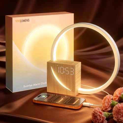 Vivilumens Sunrise Alarm Clock with Sleep Sounds