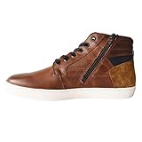 Redskins Sneakers Fashion Fevrol 2P Cognac+Marineblau, braun, 44 EU