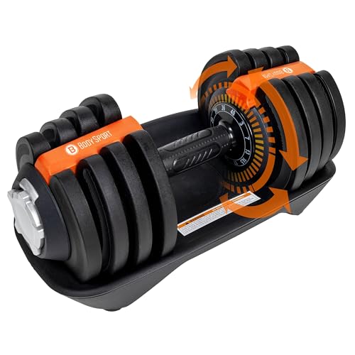 Body Sport 3-40 lb. Adjustable Dumbbell with Comfort Grip