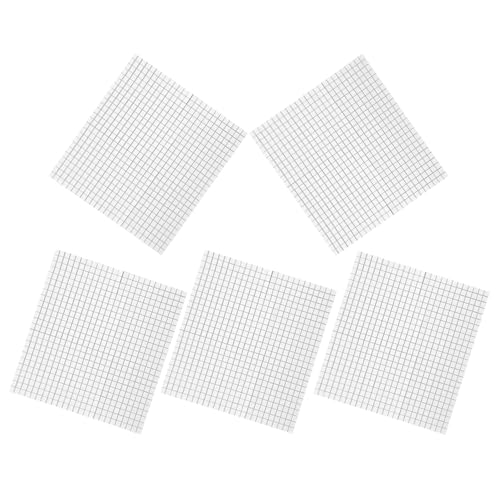 GALPADA Azulejos de Espejo Autoadhesivos Cuadrados 5 MM Plateados para Manualidades DIY 5 Hojas de Mosaico Reflectante para Decoración de Paredes Artesanía y Reparación de Bola de