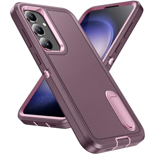 Housse Samsung Galaxy A56 5G antichoc 3 en 1 coque silicone PC anti-rayure béquille
