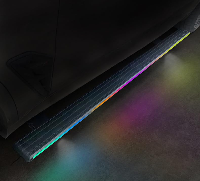 Estribos laterales para Ford Explorer 2020-2026 con LED miniatura 3