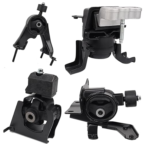 Engine Motor and Transmission Mount Kit Compatible with 2009-2013 Corolla 1.8L & 2009-2013 Matrix 1.8L & 2009-2010 Pontiac Vibe 1.8L Auto Transmission Repklace OE A62015 A62039 A62027 A62023 4PCS by YBDDZH - Used condition - US$39.82