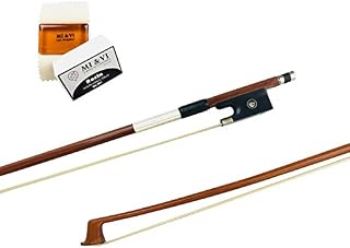 Classic Pernambuco Violin Bow 1/2 Size With FREE Rosin for Bow Hairs