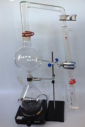 2000 ML Essential Oil steam Distillation Apparatus kit