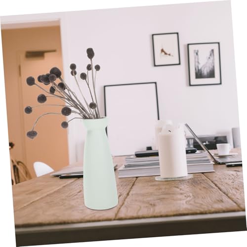 Tofficu 20pcs Flores Secas Craspedia Color Café miniatura 5