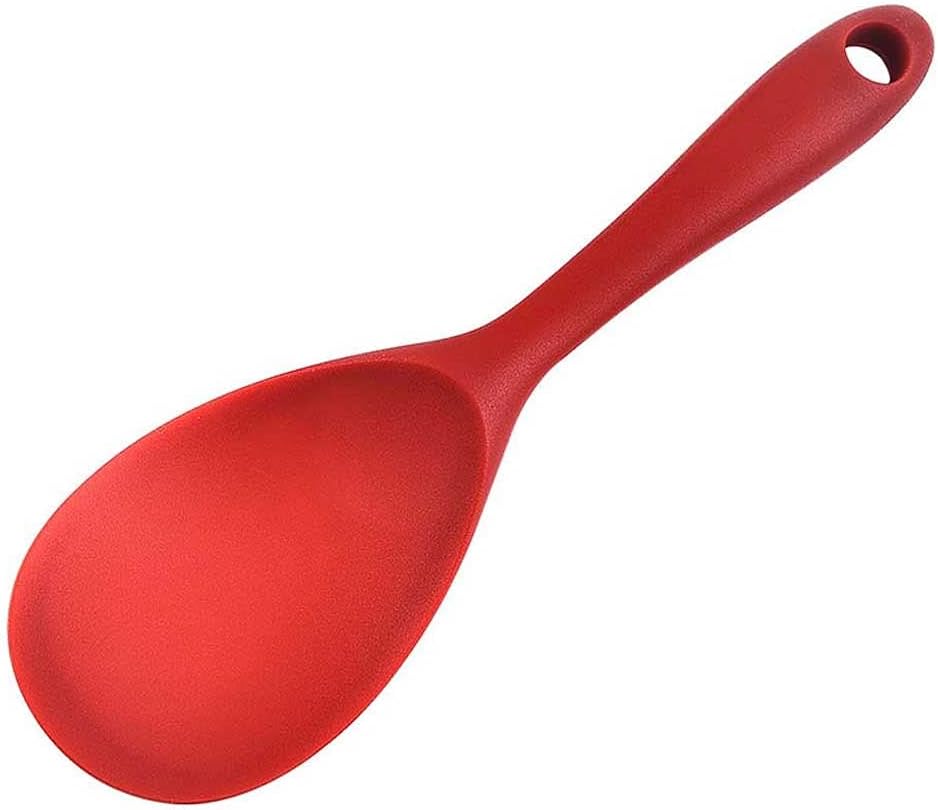 Long Handle Rice Spoon Food Grade Silicone Heat Resistant Non-stick Cooking Tools Kitchen Accessories