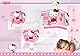 Dalber kinder Wandlampe, Kinderlampe Wandleuchte Hello Kitty, 73269, E27