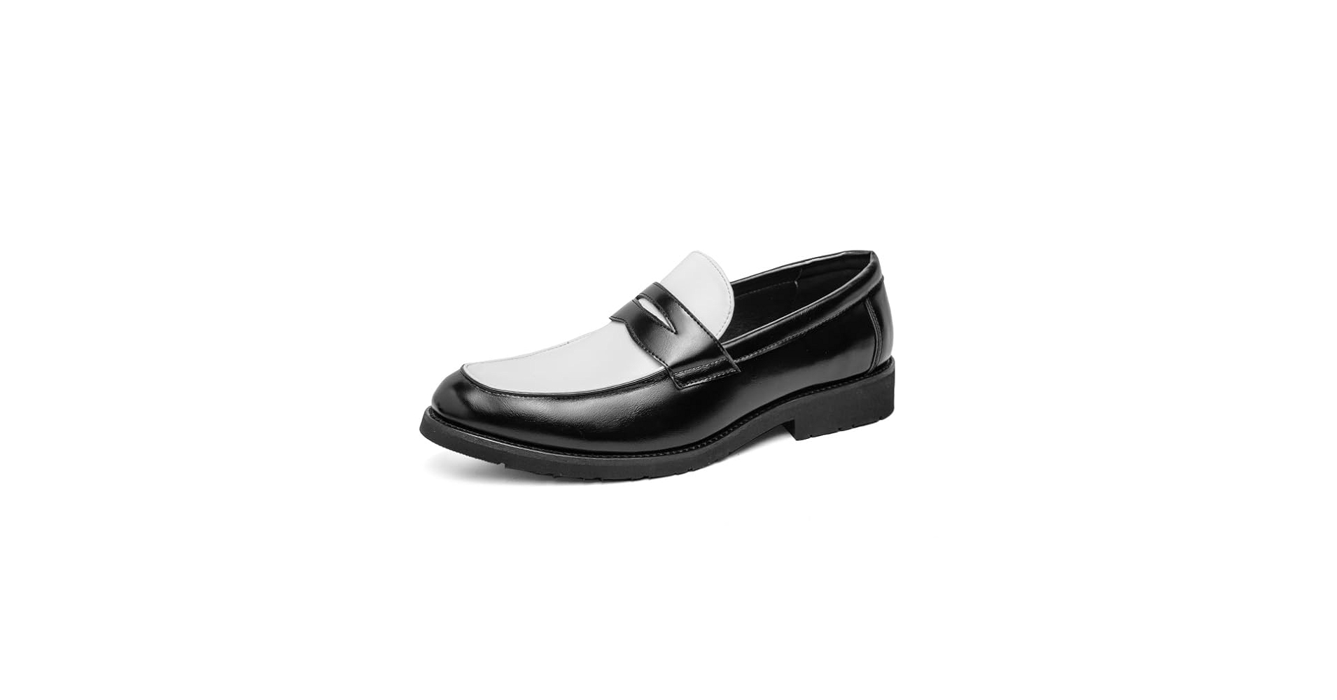 PENNY WMN BLACK&WHITE レザーソール PENNY WMN BLACK&WHITE レザーソール PENNY WMN BLACK&WHITE
