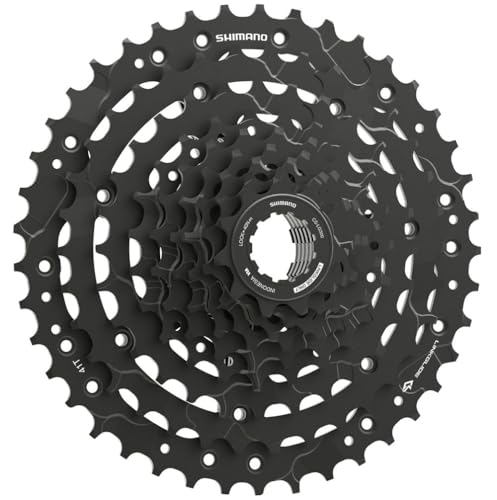 Shimano 9v 11-41 CS-LG400 Cassettes y piñones para Bicicletas, Adultos Unisex, Multicolor, Talla única