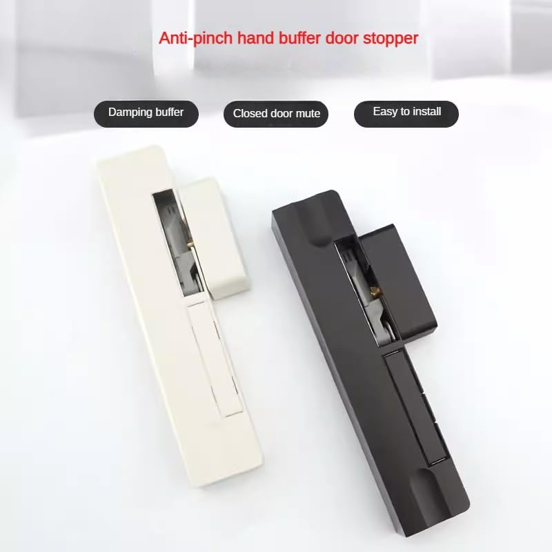 Sportello di arresto automatico della porta a induzione, attrezzatura chiusura, buffer hardware supporto silenzioso(Black Right Side Open)