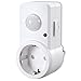 Produktbild sonero IMS060 Infrarot-Bewegungsmelder Zwischenstecker - Innenmontage in Steckdose, Schutzklasse: IP20, 120° / 9m Arbeitsfeld, weiß