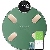 Hochgenauer und Babygewichtsmodus - Die digitale Körpergewichtsskala verwendet ein fortschrittliches BIA-Körperfettmessprogramm mit 4 hochpräzisen Sensorköpfen, das genauer ist und ein maximales Gewicht von bis zu 180 kg aufweist. Nachdem Sie 5 kg oder mehr Gewicht zum Aufwecken der Waage verwendet haben, betreten Sie einfach die bmi-Digitalwaage, um alle Daten Ihres Körpers zu erhalten. Der Babygewichtsmodus kann leicht das Gewicht des Babys messen.