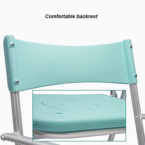 Commode de chevet pliable avec poignées antidérapantes de sécurité - 6