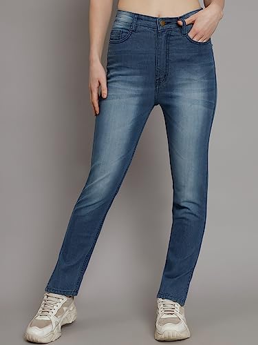 Image of GUTI Womens High Rise Ankle Length Jeans