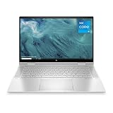 HP Envy x360 15-ew0002sf PC Ultraportable Convertible et Tactile 15.6' FHD (Intel Core i5-1240P, RAM 16 Go, SSD 512 Go, AZERTY, Windows 11 Famille) Argent naturel
