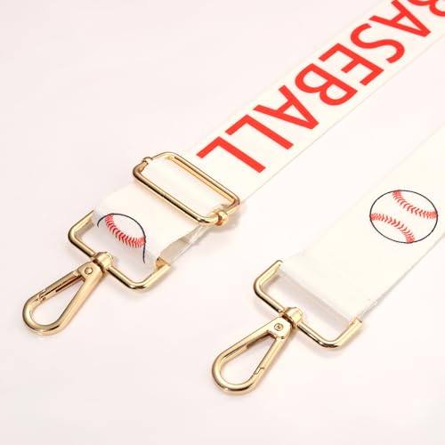 Image of NVENF Game Day Purse Strap Replacement Baseball Basketball Soccer Golf Crossbody Shoulder Bag Straps for Stadium Clear Purse (Style I)