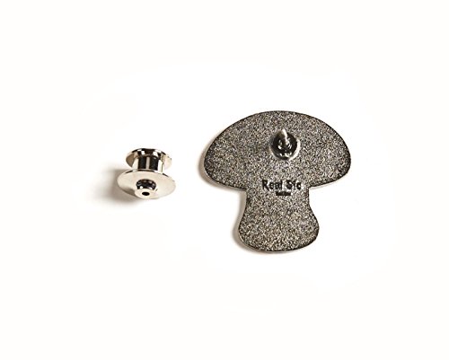 Image of Real Sic Emoji Mushroom Pin Iconic Mushroom Design - Mystic Mushroom Pin for Backpacks, Jackets, Hats, Bags & Tops