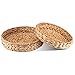 Decorasian Tablett rund geflochten aus Seegras - Wasserhyazinthe - Set 32cm + 28cm Durchmesser - Obstschale 28 32 günstig Kaufen-Decorasian Tablett rund geflochten aus Seegras - Wasserhyazinthe - Set 32cm + 28cm Durchmesser - Obstschale
